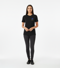 Noon Mirch Black NASA Print Women's Crew Tee